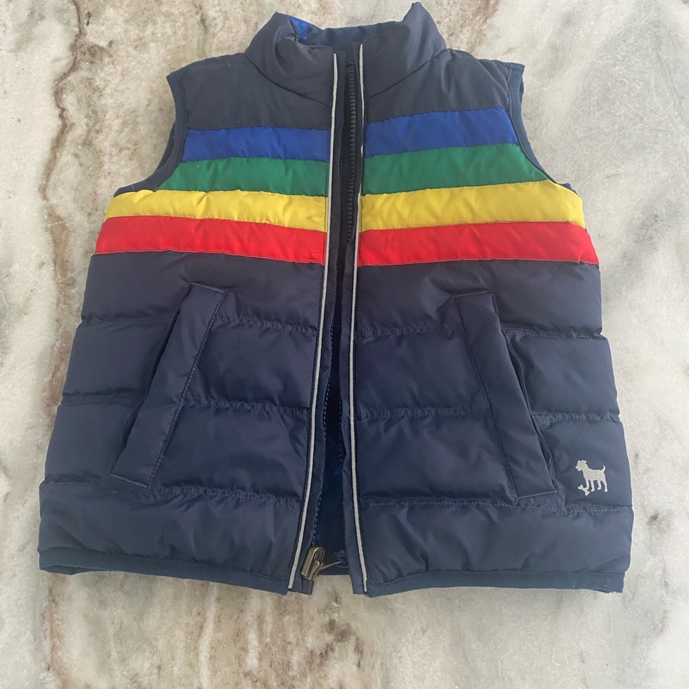 Mini Boden Reversible Vest 3T